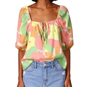Sanctuary Women’s NWT Perfect Time Top in Flower Burst size XS